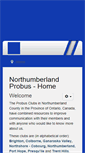 Mobile Screenshot of probusnorthumberland.com